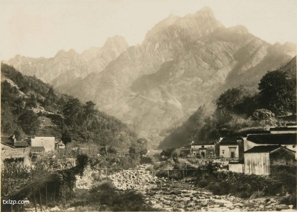 1929年安徽黄山的秀美风光老照片插图2