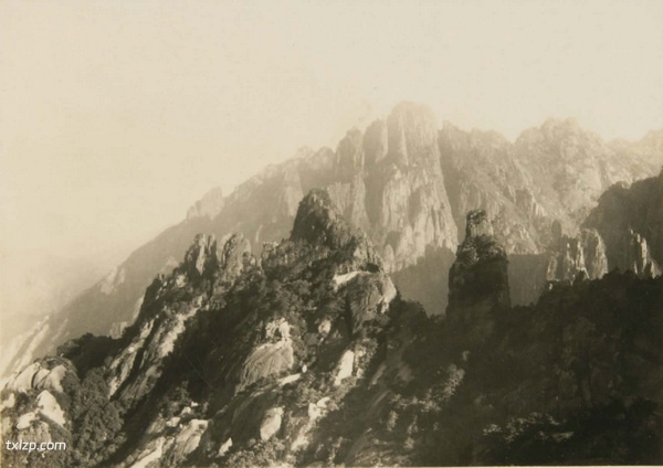 1929年安徽黄山的秀美风光老照片插图18