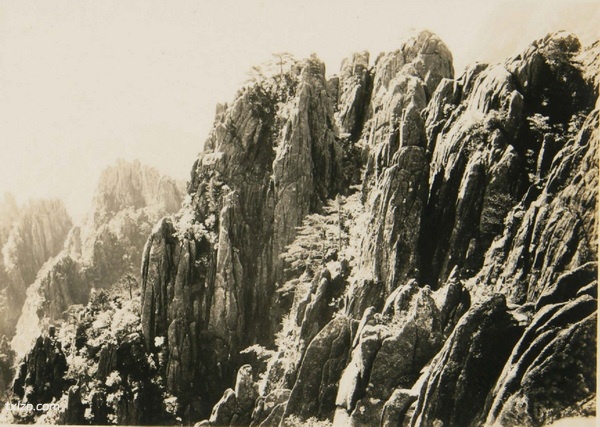 1929年安徽黄山的秀美风光老照片插图19