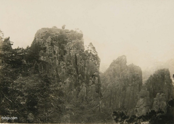 1929年安徽黄山的秀美风光老照片插图20