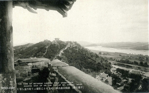 抗战时期朝鲜老照片 日本明信片《平壤名胜》插图6