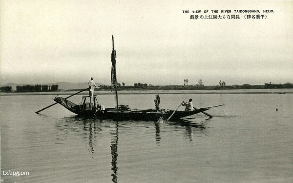 抗战时期朝鲜老照片 日本明信片《平壤名胜》插图7