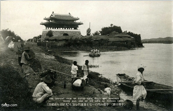 抗战时期朝鲜老照片 日本明信片《平壤名胜》插图13