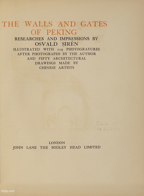 1924年《北京的城墙和城门》喜仁龙影集下载插图