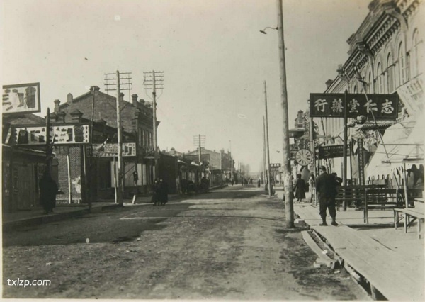 1933年黑河老照片(上) 民国时期的大黑河城市风貌插图4