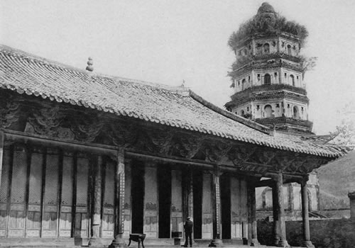 1919年广东韶关老照片 百年前的曹溪南华寺景观缩略图