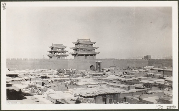 1910年嘉峪关老照片 莫理循西北行拍摄插图9