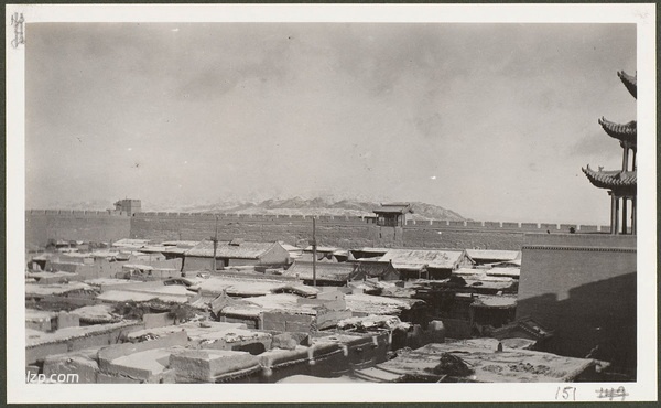 1910年嘉峪关老照片 莫理循西北行拍摄插图11