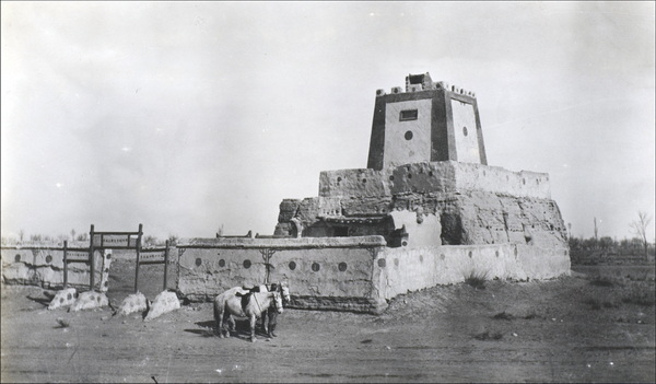 1910年肃州（今酒泉）老照片 莫理循西北行拍摄插图3