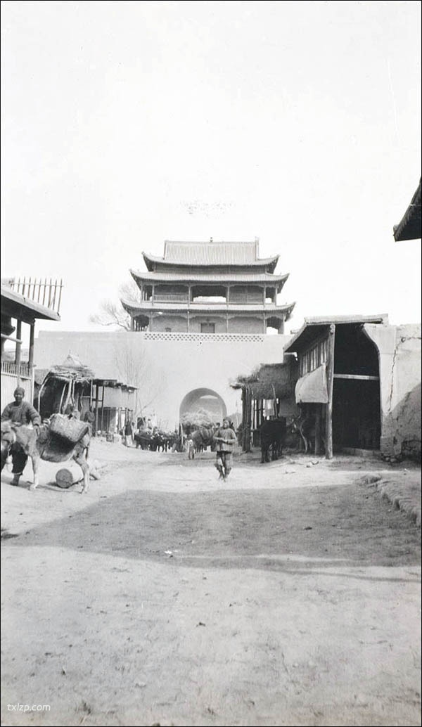 1910年肃州（今酒泉）老照片 莫理循西北行拍摄插图11