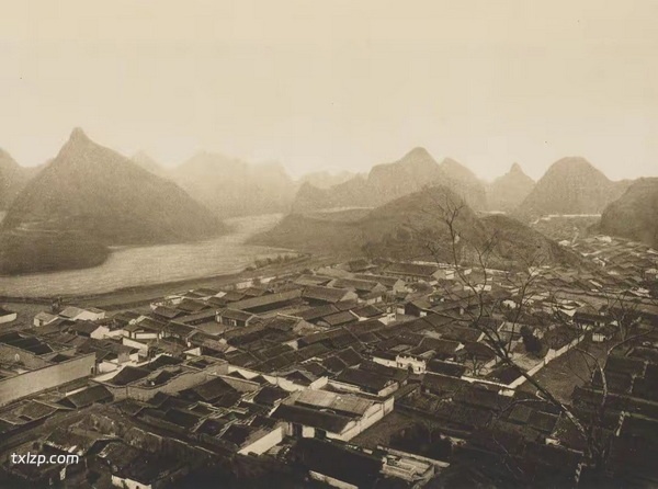1908年的桂林老照片 柏石曼拍摄的桂林山水及平乐插图5