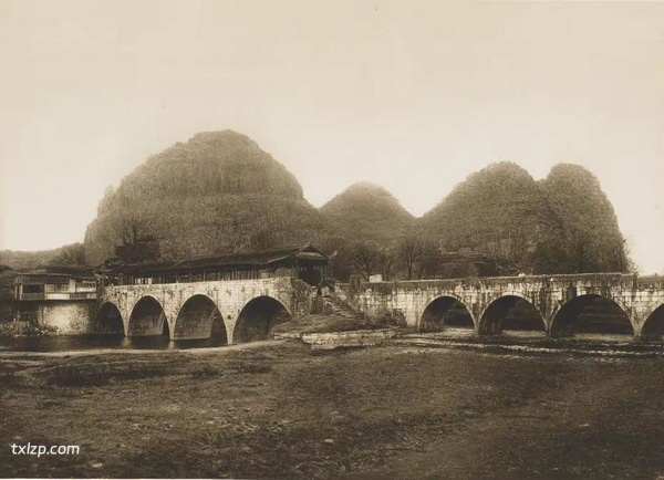 1908年的桂林老照片 柏石曼拍摄的桂林山水及平乐插图6