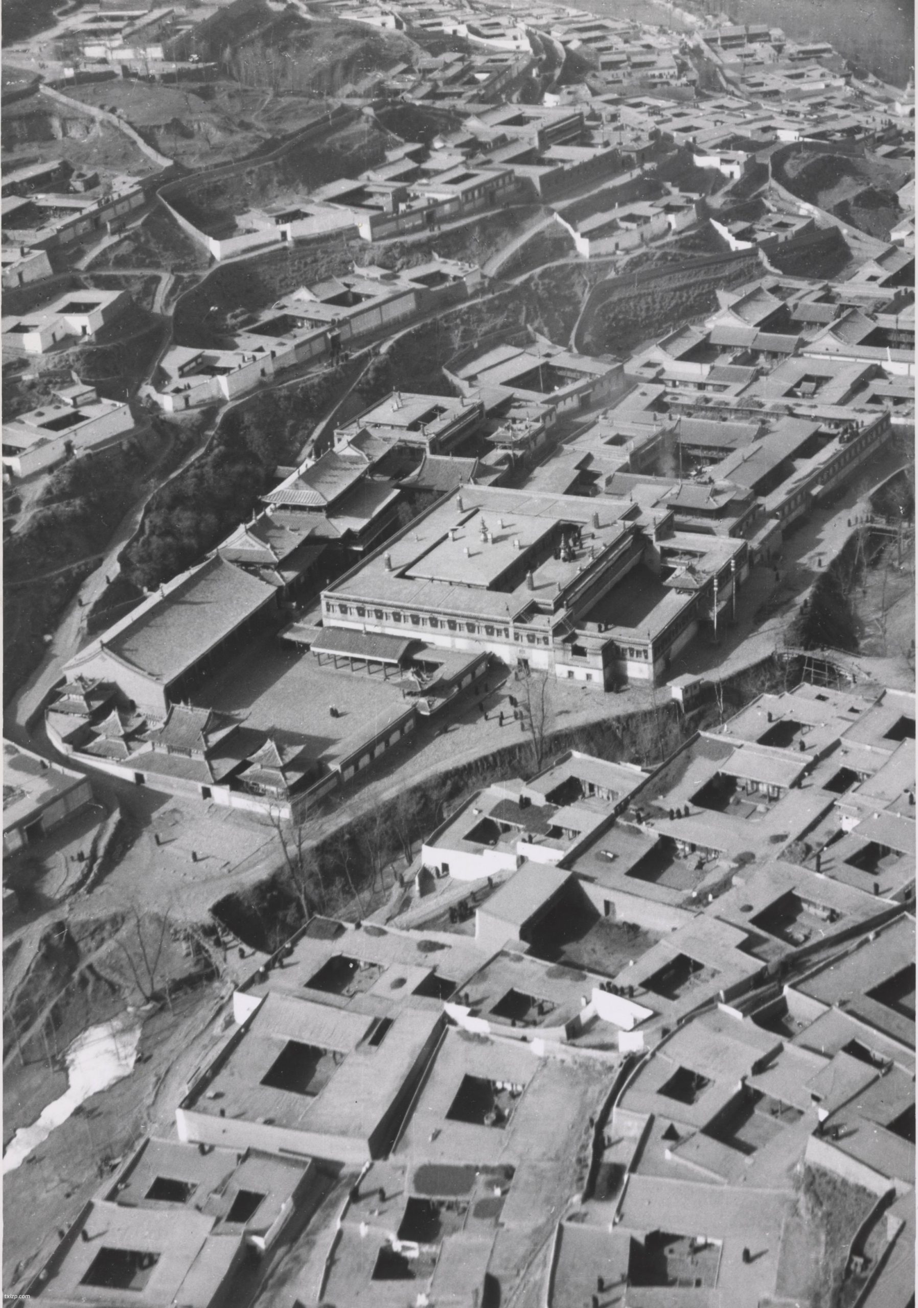 1940年西宁老照片 德国飞行员航拍的民国西宁（上）插图3