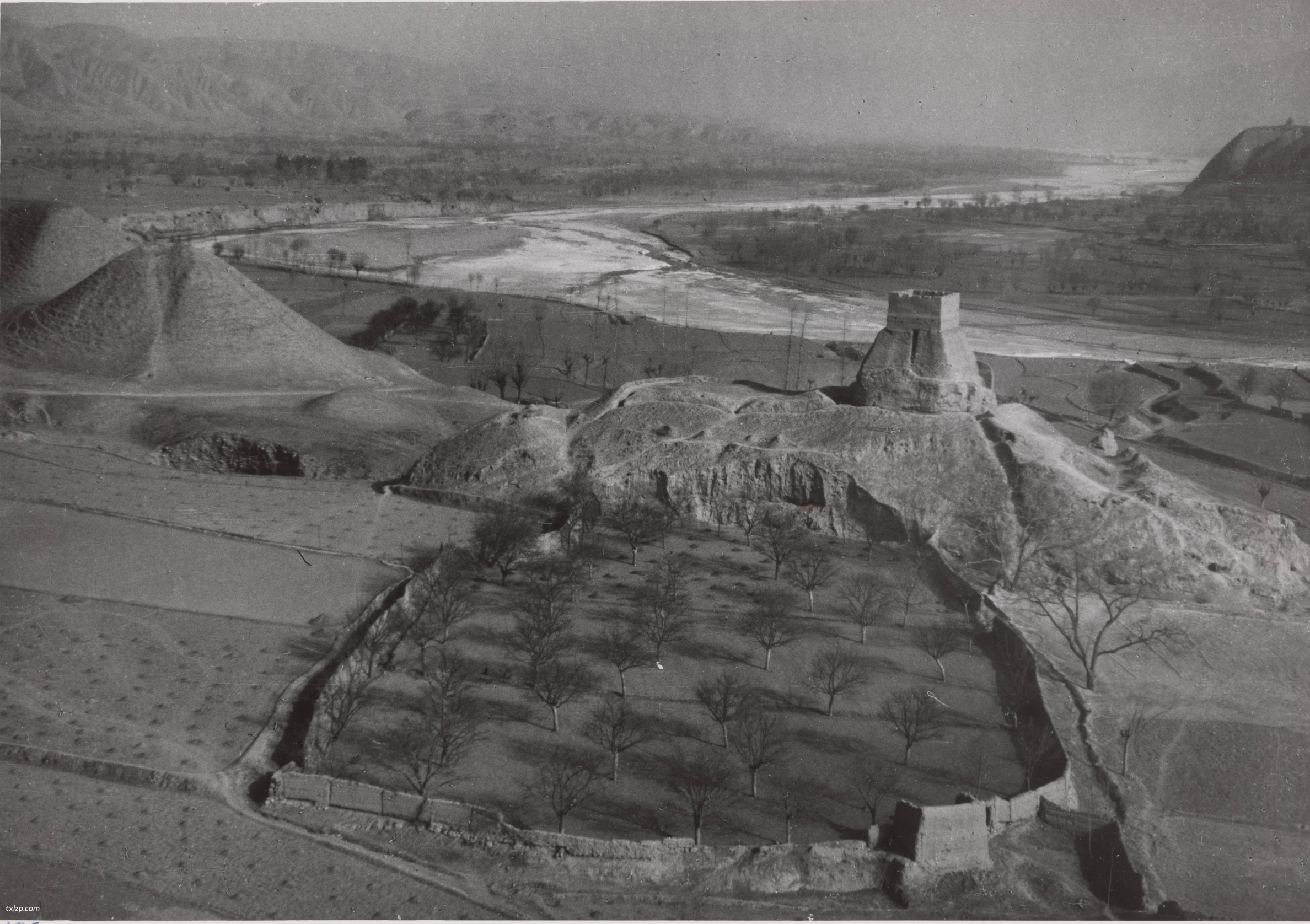 1940年西宁老照片 德国飞行员航拍的民国西宁（上）插图6