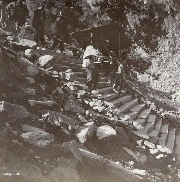 1903年山东泰山老照片 120年前泰山真实风貌插图15