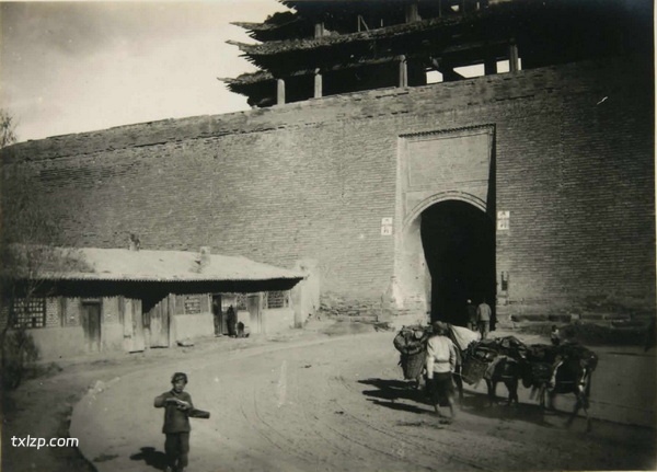 1937年大同老照片  民国时期大同街景|华严寺插图2