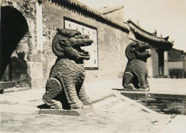 1937年大同老照片  民国时期大同街景|华严寺插图9