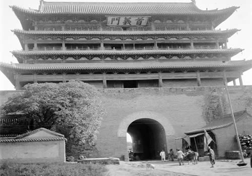 1914年太原老照片 百年前的太原城门及晋祠缩略图