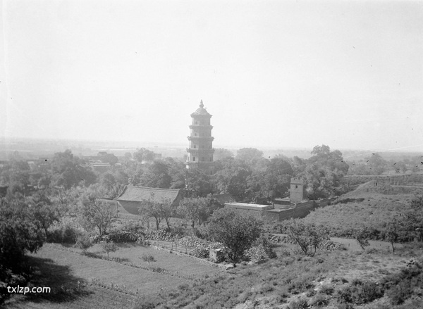 1914年太原老照片 百年前的太原城门及晋祠插图1