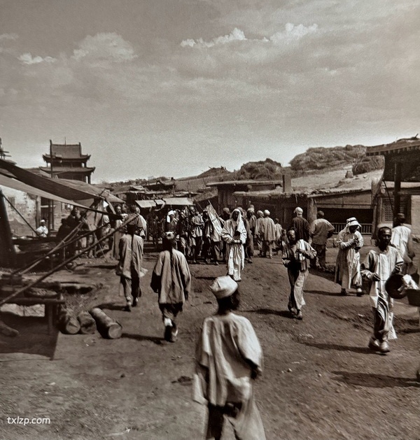 1914年德国考察队吐鲁番行拍摄的老照片（上）插图2