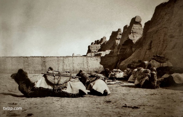 1914年德国考察队吐鲁番行拍摄的老照片（上）插图23