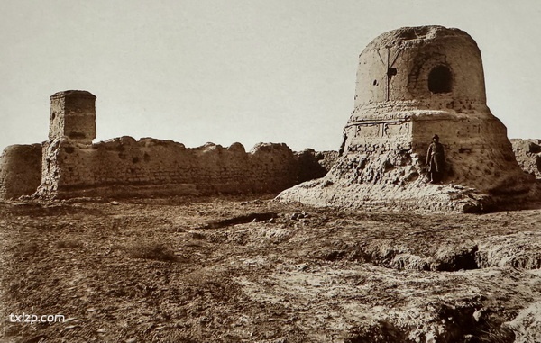 1914年德国考察队吐鲁番行拍摄的老照片(下)插图11 1914年德国考察队吐鲁番行拍摄的老照片(下)插图11