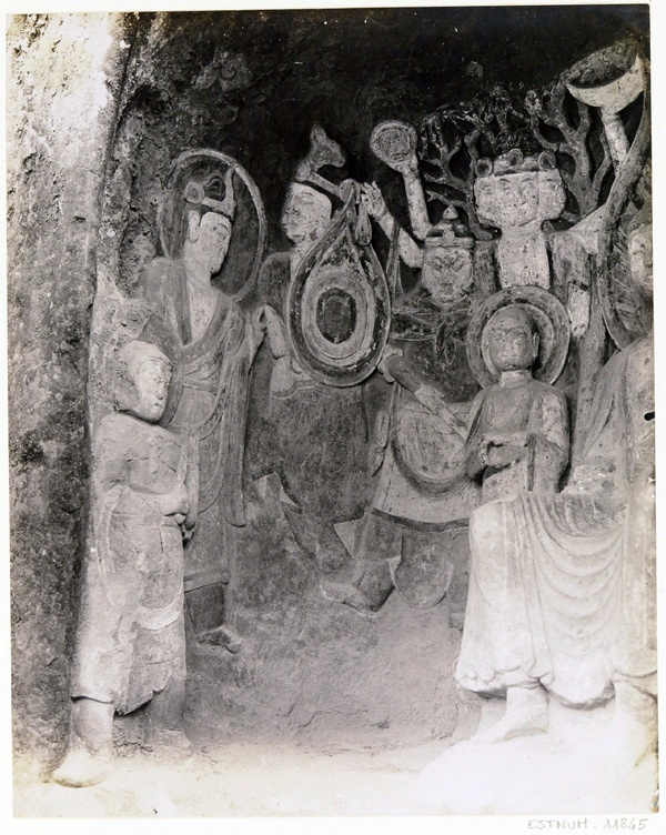 1914年四川广元 千年石窟千佛崖的昔日影像插图2 1914年四川广元 千年石窟千佛崖的昔日影像插图2