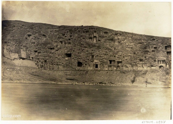 1914年四川广元 千年石窟千佛崖的昔日影像插图 1914年四川广元 千年石窟千佛崖的昔日影像插图