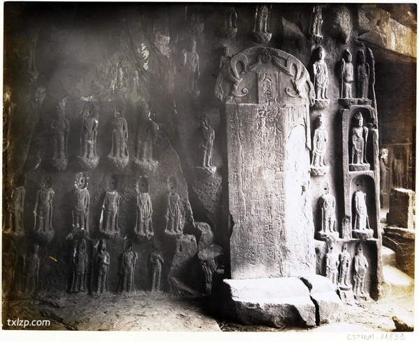 1914年四川广元 千年石窟千佛崖的昔日影像插图4 1914年四川广元 千年石窟千佛崖的昔日影像插图4