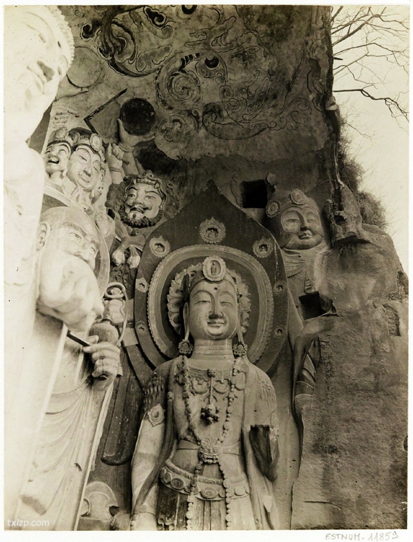 1914年四川广元 千年石窟千佛崖的昔日影像插图6 1914年四川广元 千年石窟千佛崖的昔日影像插图6