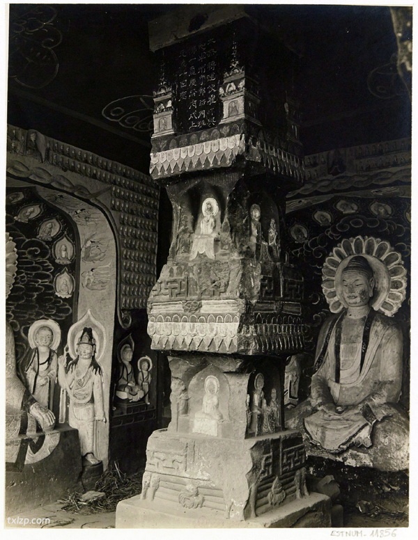 1914年四川广元 千年石窟千佛崖的昔日影像插图8 1914年四川广元 千年石窟千佛崖的昔日影像插图8