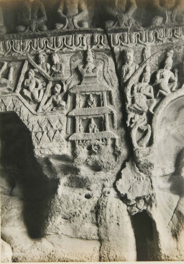 1925年大同老照片 百年前的云冈石窟历史风貌插图2
