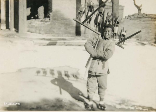1924年辽阳老照片 百年前的白塔首山观音寺风光插图4