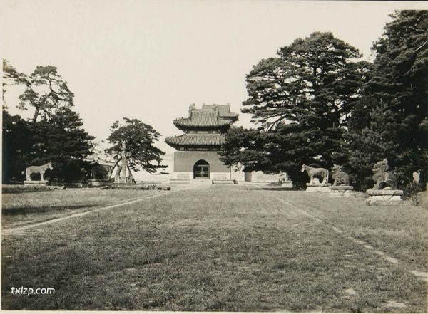 1924年沈阳老照片 百年前的沈阳东陵北陵风貌插图5
