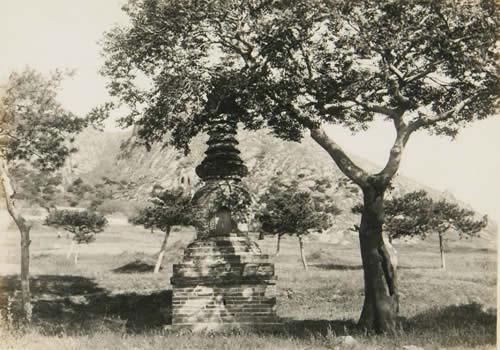 1924年辽阳老照片 百年前的白塔首山观音寺风光缩略图