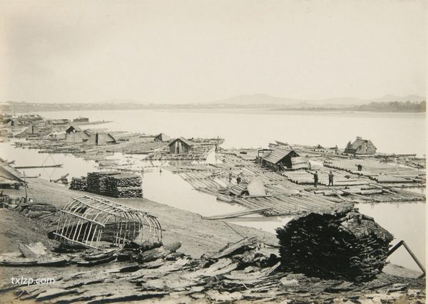 1924年吉林各地老照片 长春吉林松花江畔风貌插图