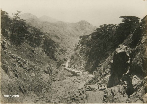1929年泰山老照片 百年前的泰山真实风光照插图5