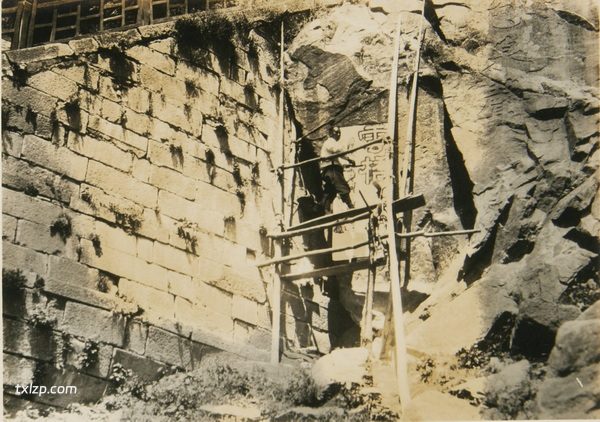 1929年泰山老照片 百年前的泰山真实风光照插图15