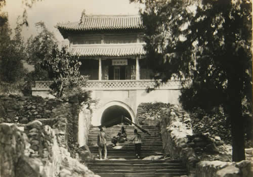 1929年泰山老照片 百年前的泰山真实风光照缩略图