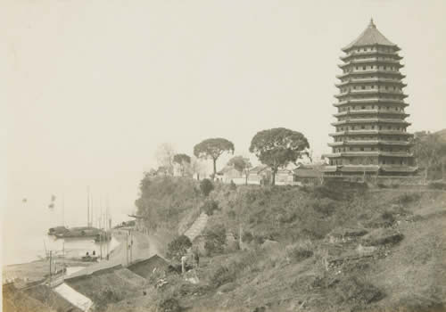 1926年杭州老照片 百年前的西湖岳王庙上天竺缩略图