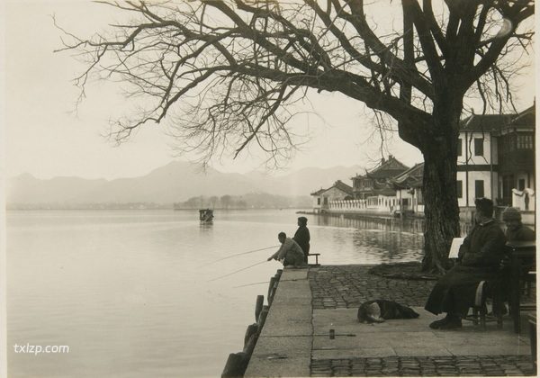 1926年杭州老照片 百年前的西湖岳王庙上天竺插图1