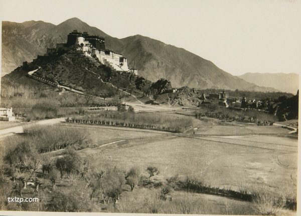 1927年拉萨老照片 百年前拉萨城市历史风貌插图