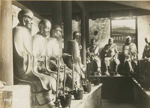 1930年杭州老照片 百年前的杭州西湖灵隐寺影像插图8