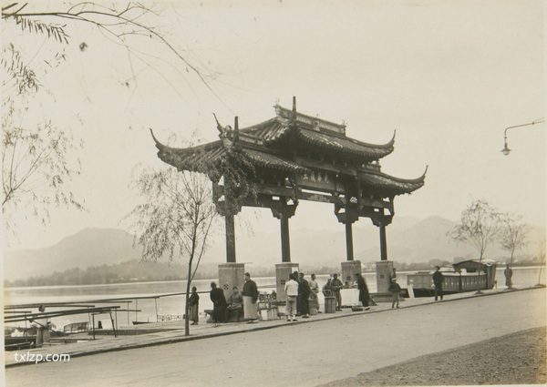 1930年杭州老照片 百年前的杭州西湖灵隐寺影像插图16