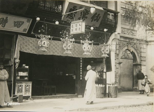 1930年杭州老照片 百年前的杭州西湖灵隐寺影像插图17