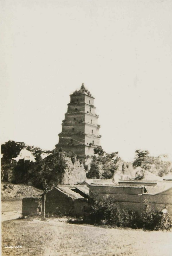 1932年西安老照片 临潼骊山、华清池、大小雁塔完整原貌插图8
