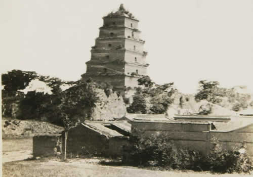 1932年西安老照片 临潼骊山、华清池、大小雁塔完整原貌缩略图