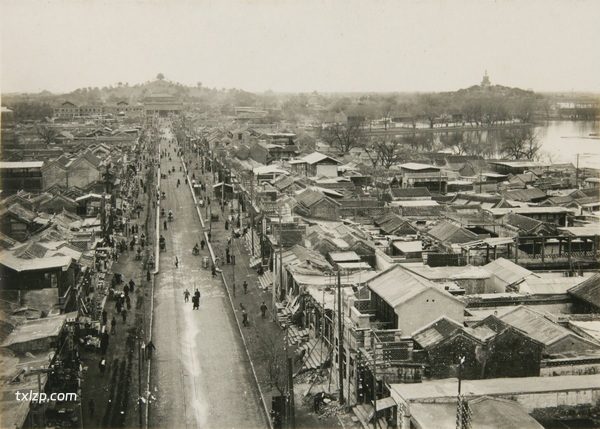 1933年北京老照片 城墙、街市、雍和宮、万寿山等处风貌插图4