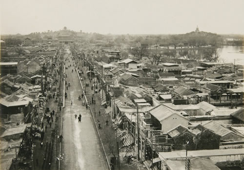 1933年北京老照片 城墙、街市、雍和宮、万寿山等处风貌缩略图
