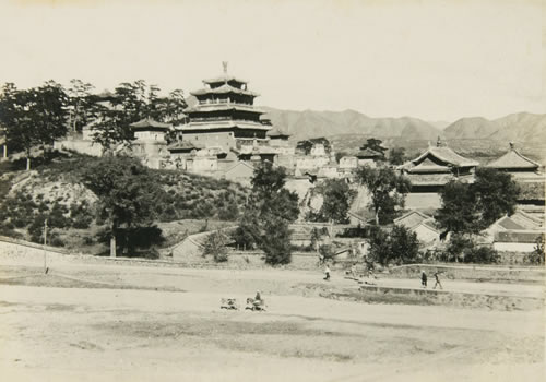 1934年承德老照片(二) 避暑山庄之普宁寺内外风光缩略图
